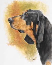 Black and Tan CoonHound | Obraz na stenu