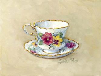 Pansy Teacup | Obraz na stenu