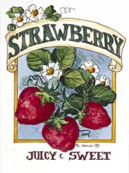 Juicy and Sweet Strawberry-Seed Packet | Obraz na stenu