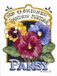 Old Fashioned Pansy-Seed Packet | Obraz na stenu