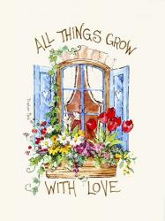 All Things Grow With Love | Obraz na stenu