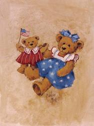 Americana Girl Teddy | Obraz na stenu