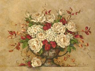 Autumn Rose Urn | Obraz na stenu