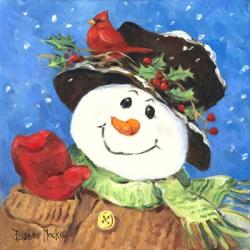 Holly Snowman | Obraz na stenu