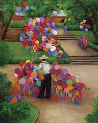 Balloons In The Park | Obraz na stenu