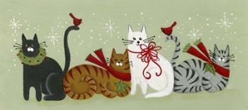 Christmas Cats | Obraz na stenu