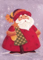 Santa with Tree | Obraz na stenu