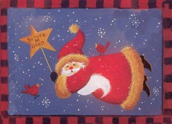 Santa with Star | Obraz na stenu