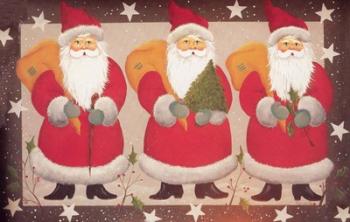 Santa Trio | Obraz na stenu