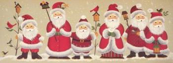 Six Santas | Obraz na stenu
