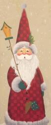 Santa with Bird House | Obraz na stenu