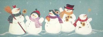 Snowmen Parade | Obraz na stenu