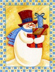 Snowman With Presents | Obraz na stenu