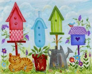 Bird Houses In Garden | Obraz na stenu