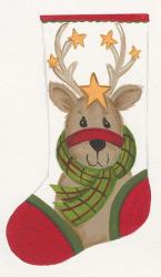 Reindeer Stocking | Obraz na stenu