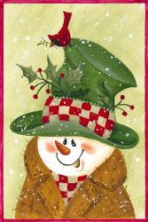 Snowman In Brown And Green | Obraz na stenu