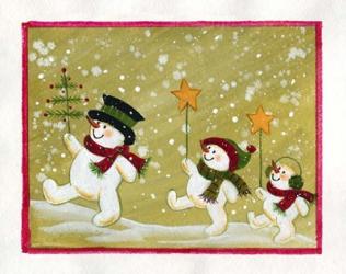 Marching Snowmen | Obraz na stenu