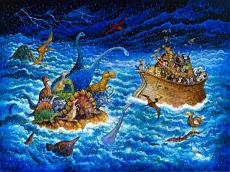 Noah And The Dinosaurs | Obraz na stenu