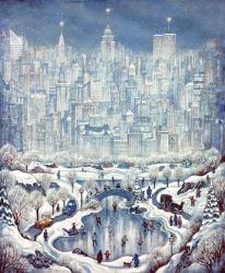 Central Park Snow | Obraz na stenu