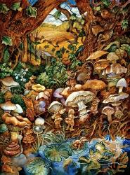 The Mushroom Fairies | Obraz na stenu