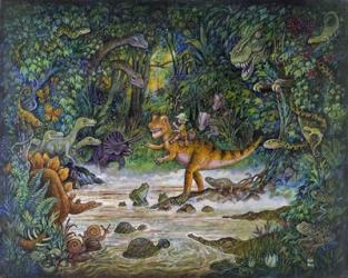 Jurassic Jungle | Obraz na stenu