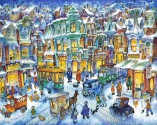 Old City Snow | Obraz na stenu
