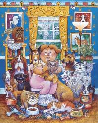 The Lady Who Loves Dogs | Obraz na stenu