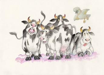Cows are Calling | Obraz na stenu