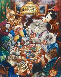 Poker Cats | Obraz na stenu