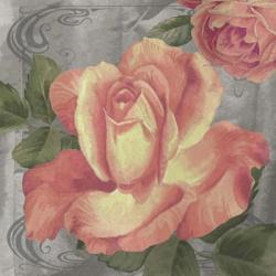 Nouveau Orange Rose | Obraz na stenu