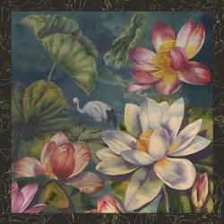 Lotus and Crane | Obraz na stenu
