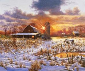 Snow Barn | Obraz na stenu