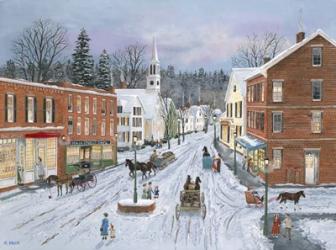 Main Street in Winter | Obraz na stenu