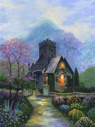 Irish Church & Garden | Obraz na stenu