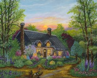 Sunset Cottage | Obraz na stenu