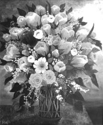 Black and White Bouquet | Obraz na stenu