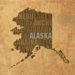 Alaska State Words | Obraz na stenu
