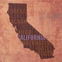 California State Words | Obraz na stenu