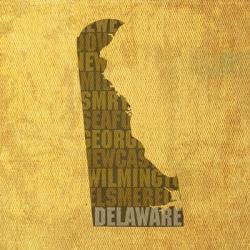 Delaware State Words | Obraz na stenu