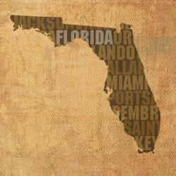 Florida State Words | Obraz na stenu