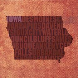 Iowa State Words | Obraz na stenu
