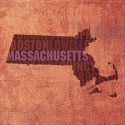 Massachusetts State Words | Obraz na stenu