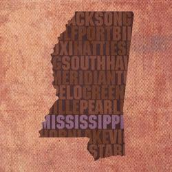 Mississippi State Words | Obraz na stenu