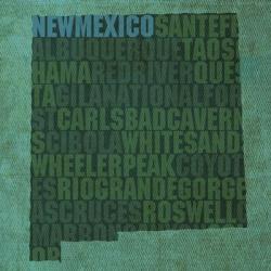 New Mexico State Words | Obraz na stenu