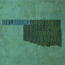Oklahoma State Words | Obraz na stenu