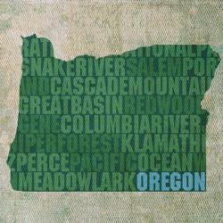 Oregon State Words | Obraz na stenu