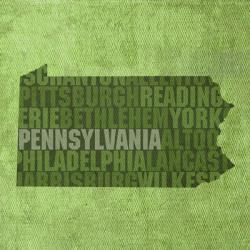 Pennsylvania State Words | Obraz na stenu