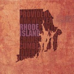 Rhode Island State Words | Obraz na stenu