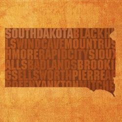 South Dakota State Words | Obraz na stenu