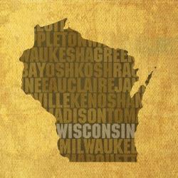 Wisconsin State Words | Obraz na stenu